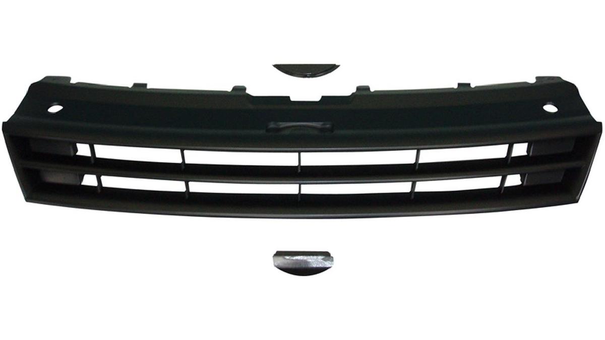 Grille+sans+logo+sur+mesure+pour+Volkswagen+Polo+6R+2009-2014+-+Noir
